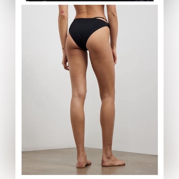 Free People x Ziah Mae Bikini Bottoms Black Size 8 NWT - Picture 3 of 10
